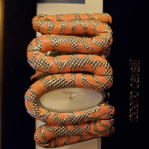 Roberto Cavalli Accessories - Roberto Cavalli Coral Cleopatra Watch